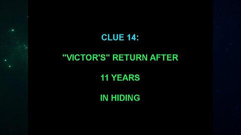 Clue 14 (The "Alien Interview" Video Analysis 2013/2014/2015)