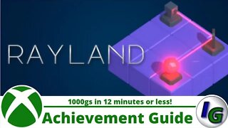 Rayland 100% Achievement in under 12 Minutes Guide on Xbox