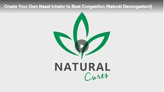 Creating a natural inhaler to beat congestion
