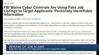 Beware of job scams