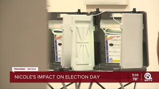Subtropical Storm Nicole's impact on Election Day