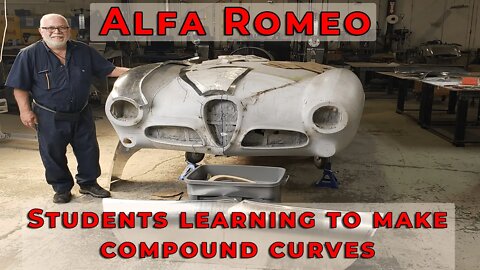 Alfa Romeo: Students learning how to make compound curves