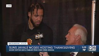 Suns Javale McGee hosting Thanksgiving with Child Crisis Arizona