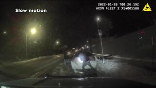 Police video shows suspect shooting Milwaukee police officer, stealing his squad car