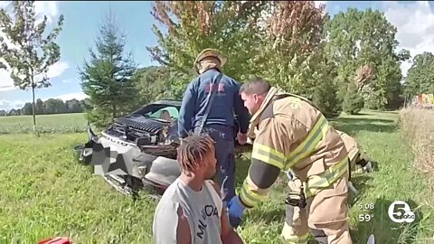 Myles Garrett cited for speed, failure to control following car crash