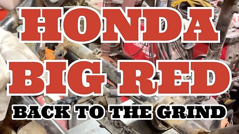 Honda Big Red - Restoration - I Hate Bike Frames