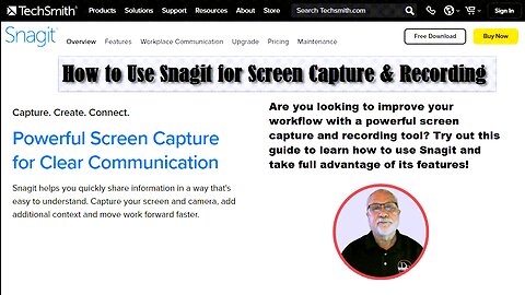 How to Use Snagit for Screen Capture & Recording