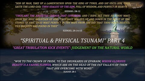 Spiritual & Physical Tsunami Part 4. "Why the Lord is bringing judgment on the natural world.”