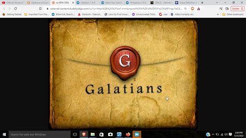 Quick Galatians study chpt 6