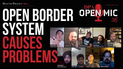 "The open border system" causes problems | OM36