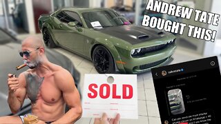 I SOLD ANDREW TATE A CHALLENGER HELLCAT!