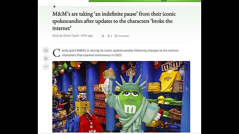 M&M's Mars Cancels Spokescandies after Breaking Internet?