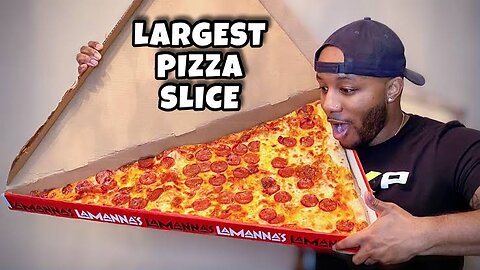 World's largest slice of pizza 🍕