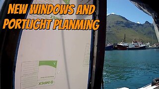 Portlights and doghouse window #diy #boatrenovation #boat #restoration #yacht