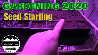 2020 Gardening - Seed Starting