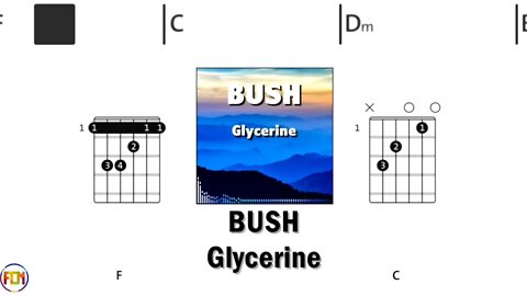 BUSH Glycerine FCN GUITAR CHORDS & LYRICS