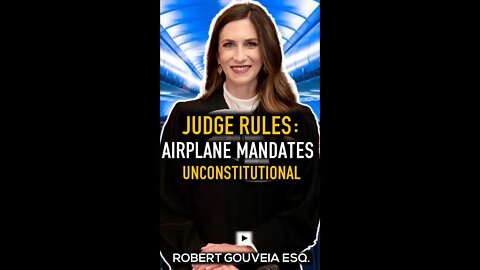 Federal #Judge Rules #Biden #MaskMandate on Airplanes #Unconstitutional #Shorts