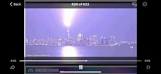 MASSIVE LIGHTNING BOLT STRIKES ONE WORLD TRADE CENTER