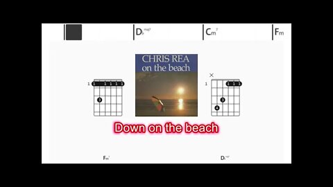Chris Rea - On The Beach - (Chords & Lyrics like a Karaoke)