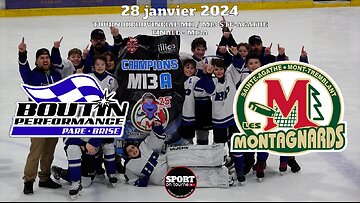 Faits saillants - Match du 28 janvier 2024 - Finale M13A Tournoi provincial M11 / M13 Ste-Agathe