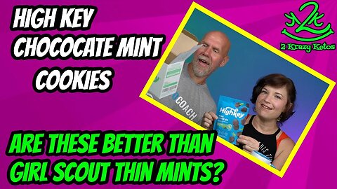Review of High Key Chocolate Mint cookies | Best Keto cookie on the market