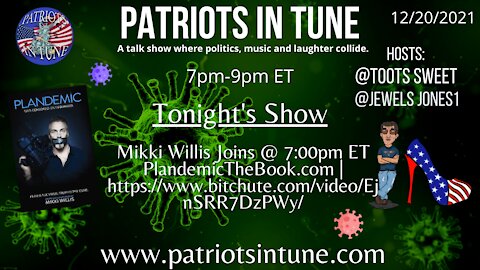 SPECIAL GUEST: MIKKI WILLIS | PLANDEMIC | FEAR IS THE VIRUS. TRUTH IS THE CURE. | MANCHIN SAVES THE REPUBLIC | MADAM MAXWELL TO NAME NAMES IF CONVICTED | BIDEN TO WARN THE UNVACCINATED IN SPEECH ON TUESDAY | Ep. #513 12/20/2021