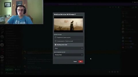 cj hacking troy on discord while he is streaming live on twitch tv