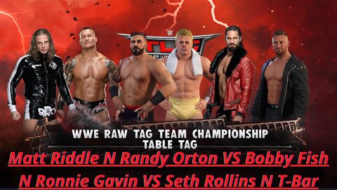 Wwe 2K22 Table Triple Tag Title Match