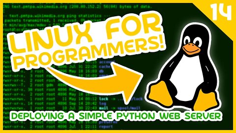 Linux for Programmers #14 - Deploying a Simple Python Web Server