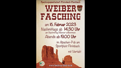 Weiberfasching im Apachen Pup Flintsbach 2023