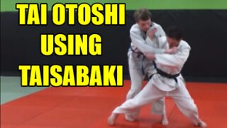 Tai Otoshi Using Taisabaki