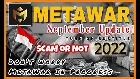 METAWAR Scam or Legit . Metawar Coin Update September 2022 . Metawar AirDrop