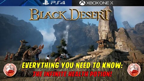 HOW TO GET THE INFINITE HP POTION! | BLACK DESERT ONLINE