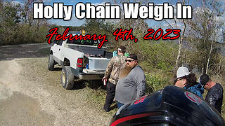 Catch 5 Release 5 - Stop 1 - Holly Chain Weigh-In