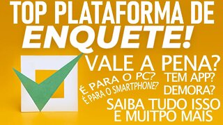 Top plataformas de enquetes - tour pelas 3 melhores que já usei