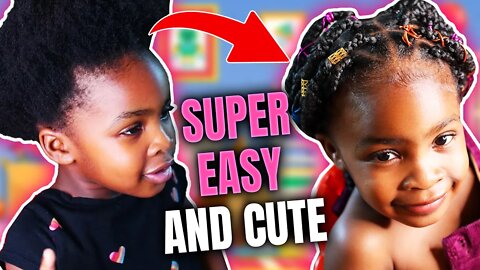 EASY & CUTE Passion Twist CROCHET for 3Y Old TODDLER l Natural & Protective Styles for Kids| 4C HAIR