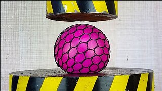 HYDRAULIC PRESS 100 TON vs SLIME ANTISTRESS BALL