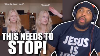 TIKTOK TREND "Who Began slavery?" (REACTION)