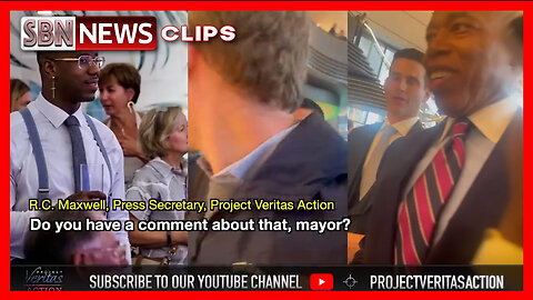 NYC Mayor Eric Adams & Staffer Chris Baugh at a Loss for Words When Questioned [6524]