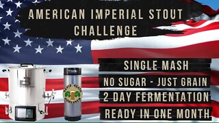 American Imperial Stout 🇺🇸 Single Mash Challenge Brewtools