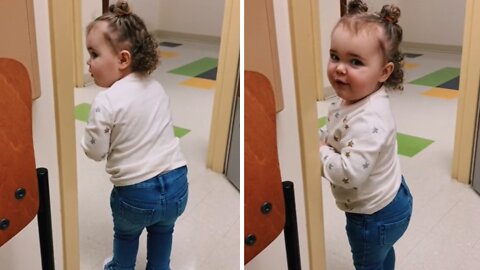 Impatient Toddler Is All Of Us At The Doctor's Office