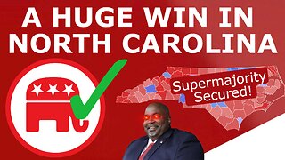 A HUGE WIN! - North Carolina Dem SWITCHES to GOP, Cementing Veto-Proof Majorities in Both Houses
