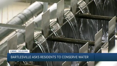 Bartlesville asks residents to conserve water due to lower supply