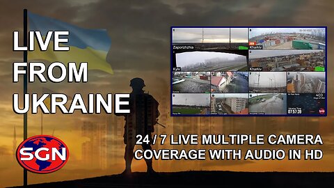 Live from Ukraine - 24/7 Multiple Live Camera Views with Audio in HD April 21 2023 Part 1