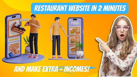 How To Create Website For Restaurant Owner In Less than 2 minute