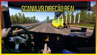 ▶️POV - DIREÇAO REALISTA - SCANIA NEW 750 MOTOR CUMMINS V8 - Logitech G25