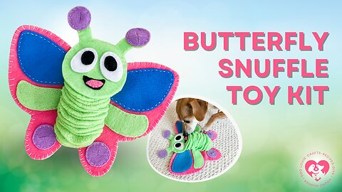 New Pattern Kit! Butterfly Snuffle Toy 🦋