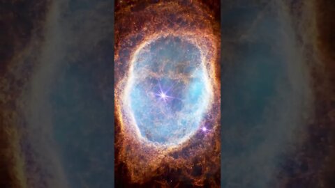 Som ET - 35 - Universe - James Webb - Southern Ring Nebula (NIRCam Image) #Shorts
