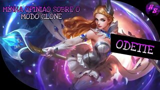 MINHA OPINIÃO SOBRE O MODO ARCADE DO ML • ODETTE MODO CLONE | Mobile Legends