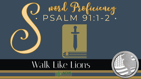 "Psalm 91:1-2" Walk Like Lions Christian Daily Devotion with Chappy March 7, 2022